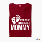 Soon to Be Mommy & Daddy Gender Reveal Couple T-Shirt