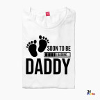 Soon to Be Mommy & Daddy Gender Reveal Couple T-Shirt