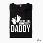 Soon to Be Mommy & Daddy Gender Reveal Couple T-Shirt