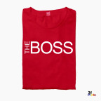 The Boss & The Real Boss Version 2 Couple T-Shirt