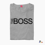 The Boss & The Real Boss Version 2 Couple T-Shirt