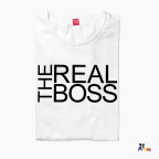The Boss & The Real Boss Version 2 Couple T-Shirt