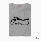 Riding in Tandem Couple T-Shirt