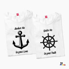 Anchor Me & Guide Me Couple T-Shirt