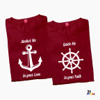 Anchor Me & Guide Me Couple T-Shirt