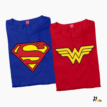 Hero & Warrior Couple T-Shirt
