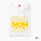 Best Mom & Best Dad in the Galaxy – Couple T-Shirt