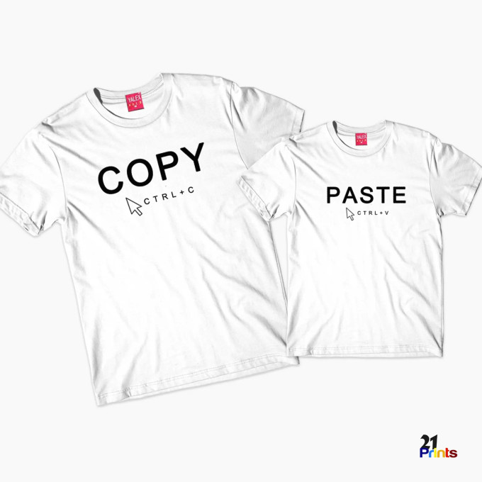 Copy & Paste Parent & Child Matching T-Shirt