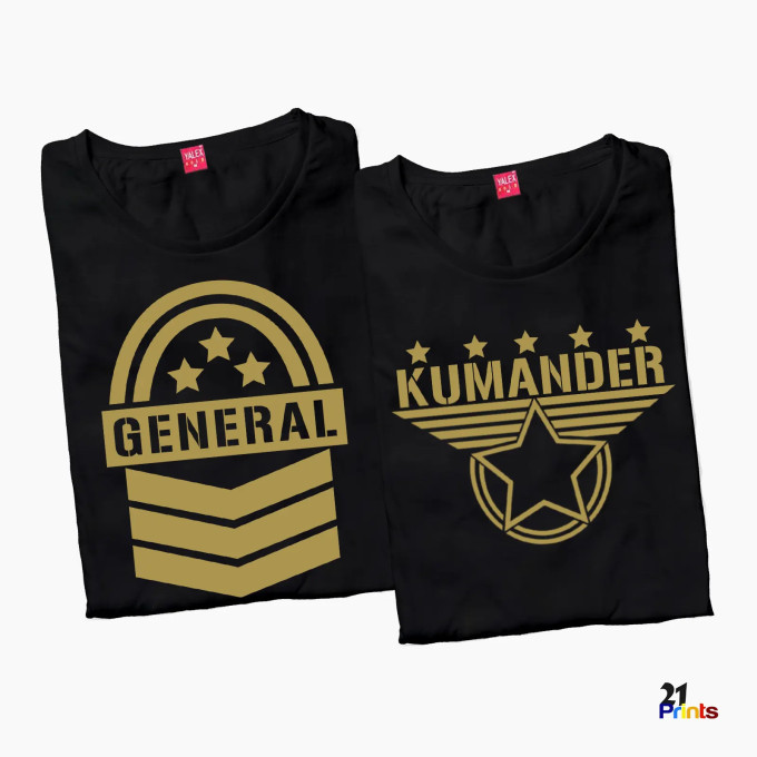 General & Kumander – Couple T-Shirt