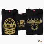 General – Kumander – Batas Matching Family T-Shirt