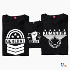 General – Kumander – Batas Matching Family T-Shirt