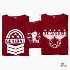 General – Kumander – Batas Matching Family T-Shirt
