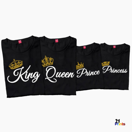 Royal Family Crown Family Shirt – King, Queen, Prince & Princess