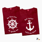 Be the one to guide me, but never hold me down Couple T-Shirt