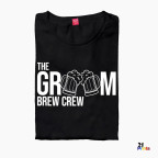 The Groom Brew Crew Bachelor Party T-Shirt