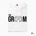 The Groom Brew Crew Bachelor Party T-Shirt