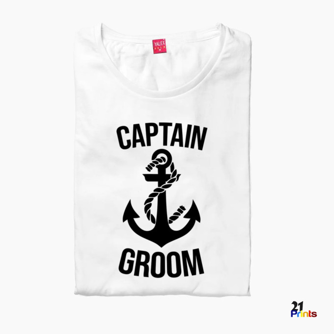 Groom’s Crew Nautical Bachelor Party T-Shirt