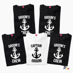 Groom’s Crew Nautical Bachelor Party T-Shirt