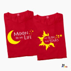 Moon of My Life & My Sun and Stars Couple T-Shirt