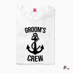 Groom’s Crew Nautical Bachelor Party T-Shirt