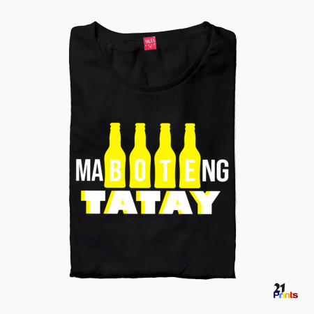 Maboteng Tatay Funny Beer-Themed Fathers Day Shirt