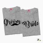 Groom & Bride Prenups Wedding Couple T-Shirt