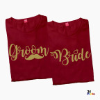Groom & Bride Prenups Wedding Couple T-Shirt