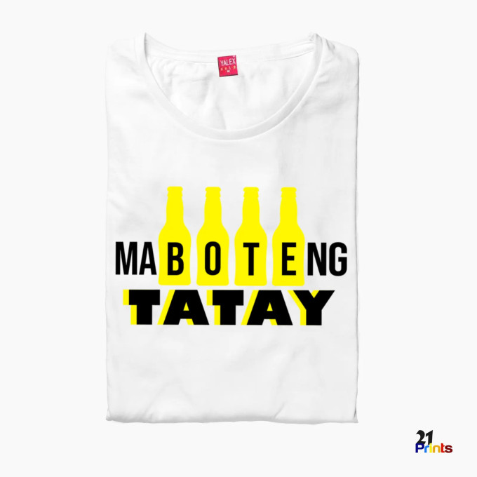 Maboteng Tatay Funny Beer-Themed Fathers Day Shirt