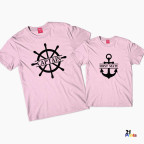 Captain & First Mate Parent & Child Matching Nautical T-Shirts