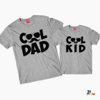 Cool Dad & Cool Kid Father and Kid (Son / Daughter) Matching T-Shirts