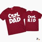 Cool Dad & Cool Kid Father and Kid (Son / Daughter) Matching T-Shirts