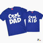 Cool Dad & Cool Kid Father and Kid (Son / Daughter) Matching T-Shirts