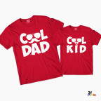 Cool Dad & Cool Kid Father and Kid (Son / Daughter) Matching T-Shirts